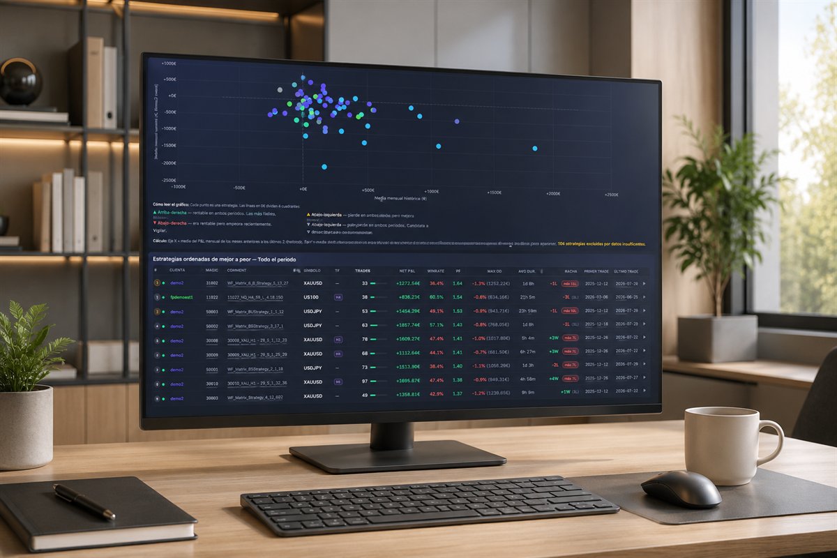 AlgoSentinel dashboard (real view)